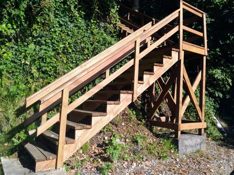 Oak Stairs Installation in Olathe, KS