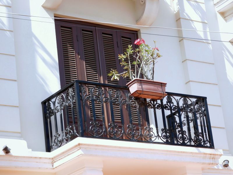 Decorative Wrought Iron Balcony