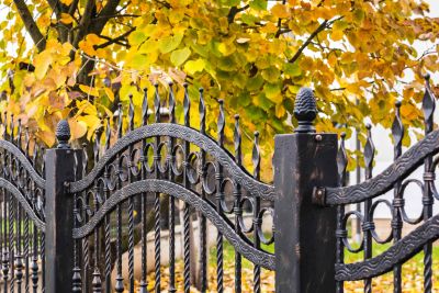 Fall Preparation for Wrought Iron Railings